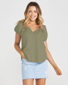 Alina Puff Sleeve Top